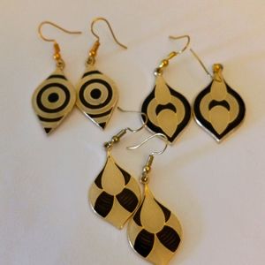 Vintage Earrings. 3 pair.  For one price.